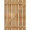 Ekena Millwork Spaced Board-n-Batten Shutters w/Z-Bar, Rough Sawn Western Red Cedar, 34 3/4"W x 49"H RBS06Z35X049RWR - alternate 2